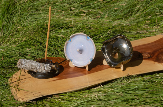 Classic Ashtray with Incense Holder